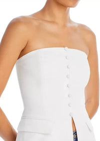Fore - Gwen Strapless Button Up Corset Tube Top
