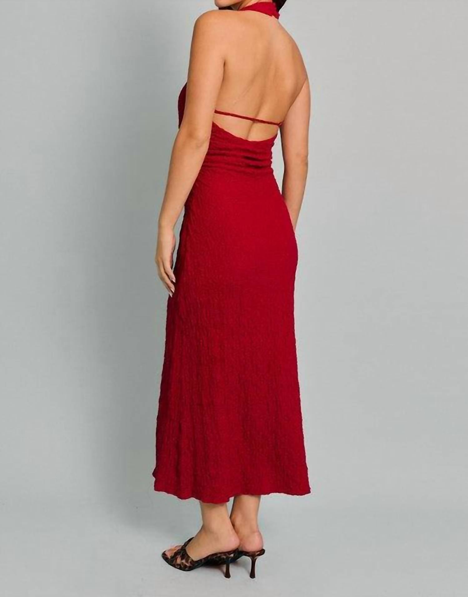 Le Lis - Halter Neck Midi Dress