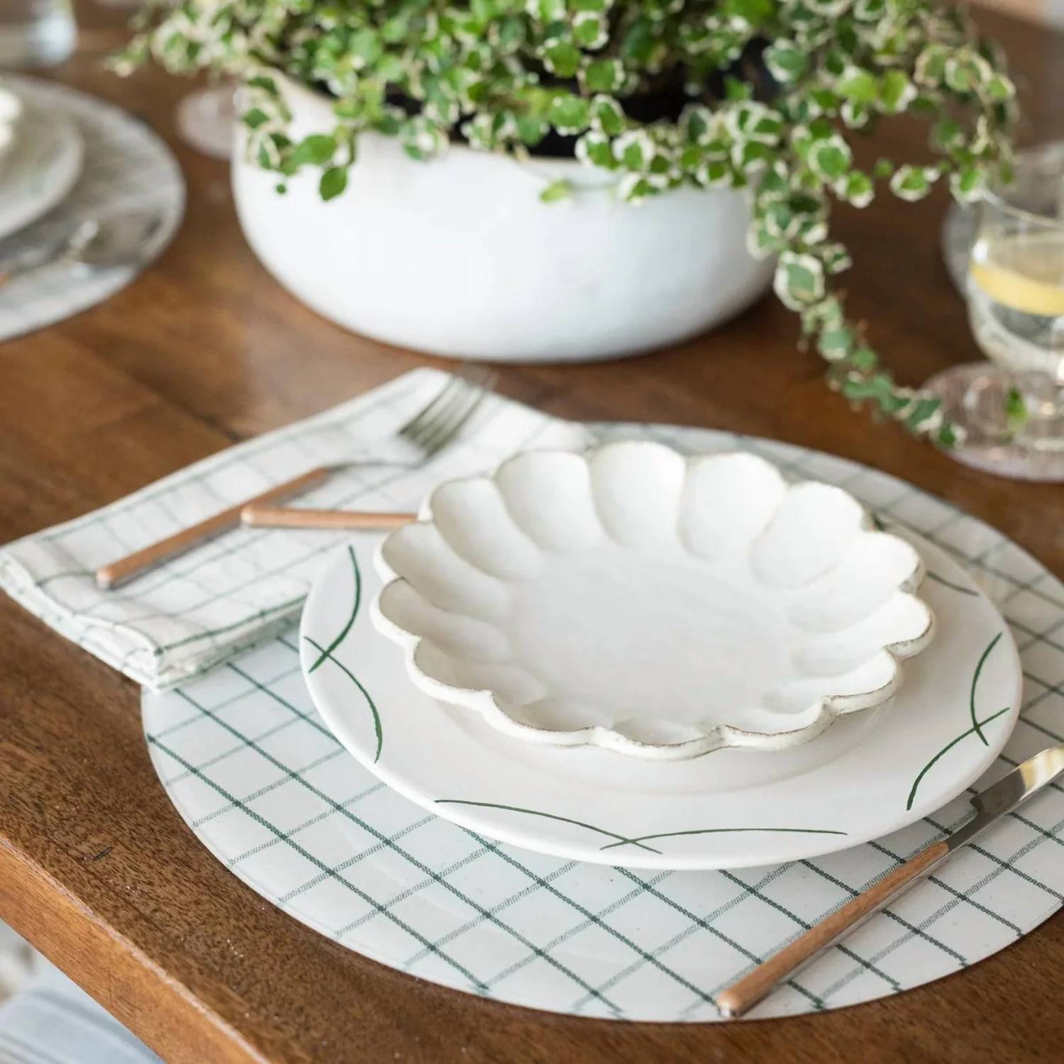Proper Table - Appleton Check Napkins Set