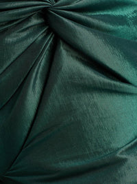 Kika Vargas - Rose Taffeta Strapless Midi Dress