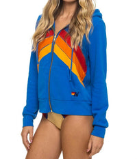 Aviator Nation - Mountain Stitch Chevron Zip Hoodie