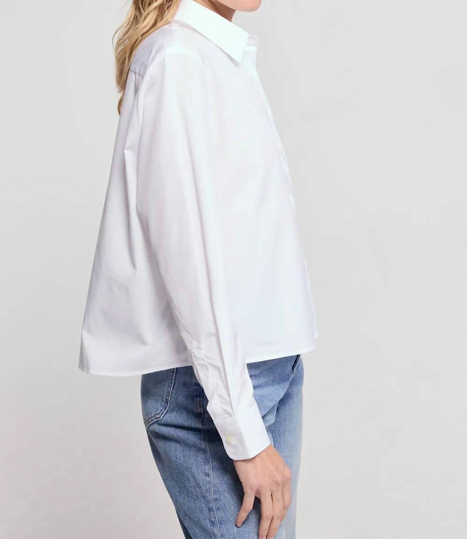 The Shirt - Long Sleeve Boxy Crop Top