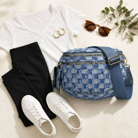 Julia Rose - Women's Dana Woven Denim Sling Bag