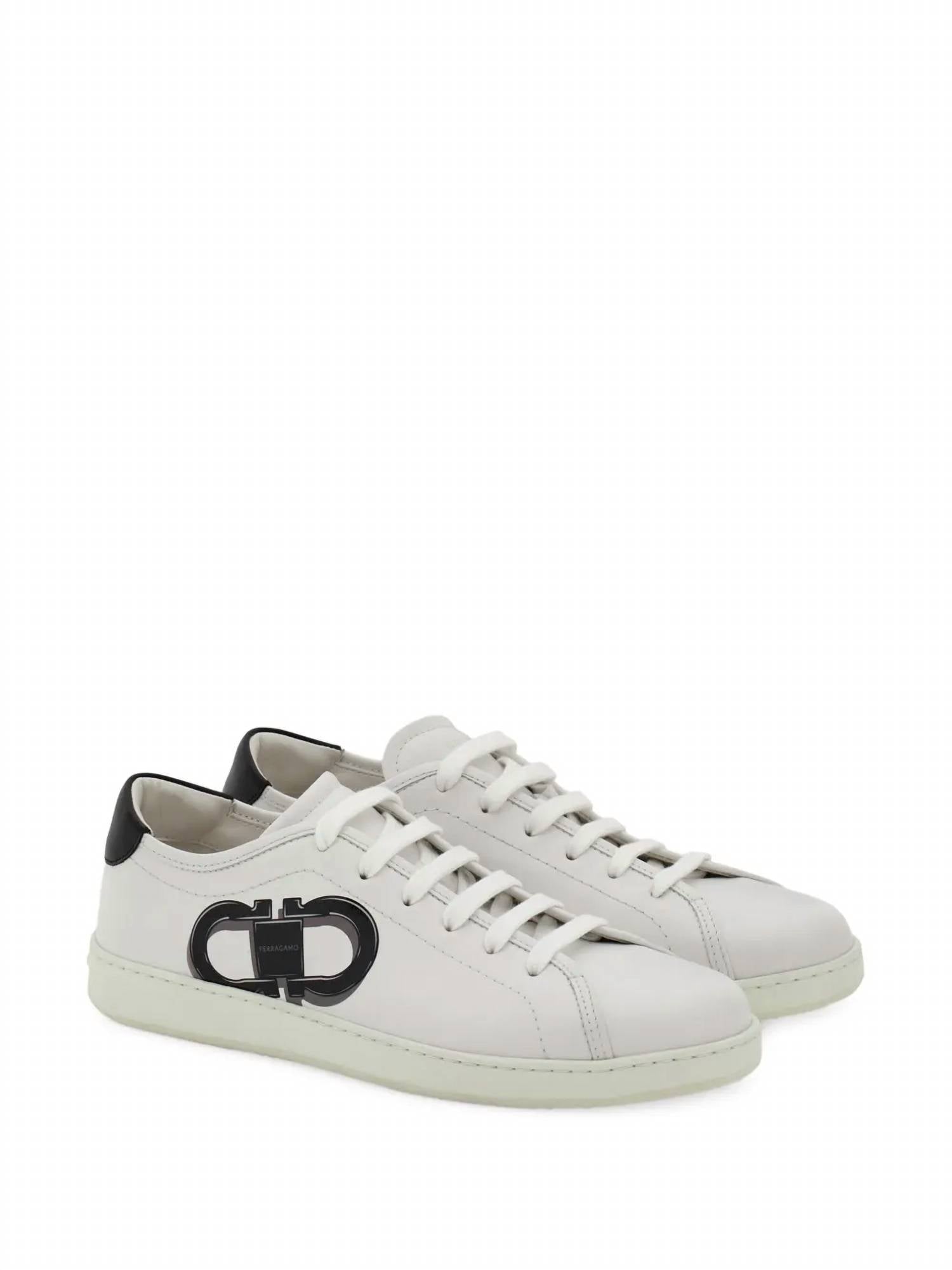 Salvatore Ferragamo - Men's Double Gancini Sneakers