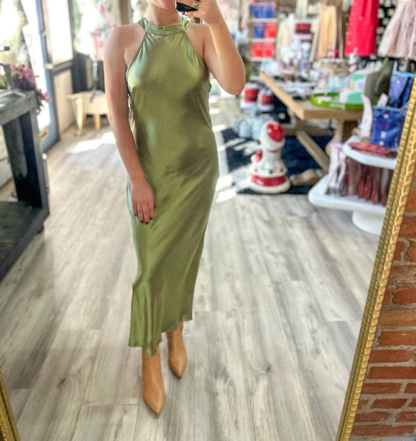 Glam - Sunset Silk Dress