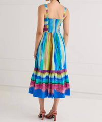 Alivia - Sunset Stripe Gianna Dress
