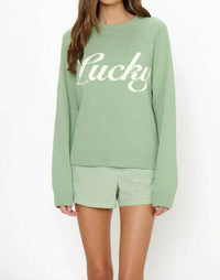 Show Me Your Mumu - Off Duty Long Sleeve Crew Neck Sweater
