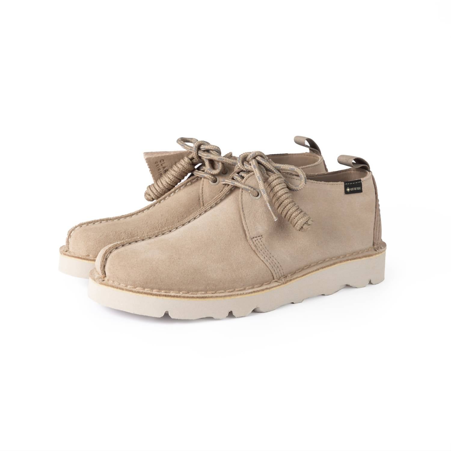 Clarks Men's Desert Trek Gtx Shoe in sand suede - men's sneaker - view 4