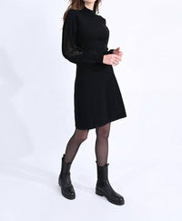 Molly Bracken - Mesh Sleeve Detail Dress