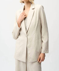 Joseph Ribkoff - Geometric Textured Blazer Jacket