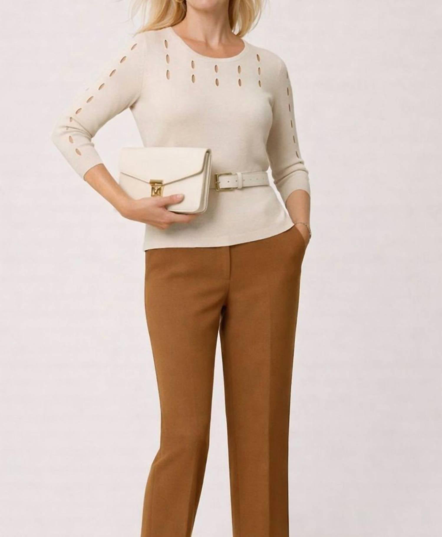 J'Envie/Eli - Caserta Cut-out Top