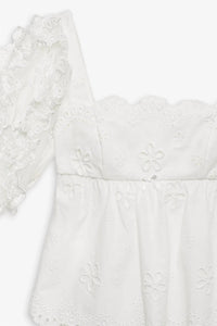 Lil Lemons By For Love And Lemons - Daisy Eyelet Top