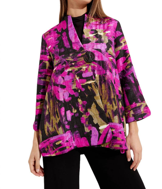 Joseph Ribkoff - ABSTRACT PRINT JACKET