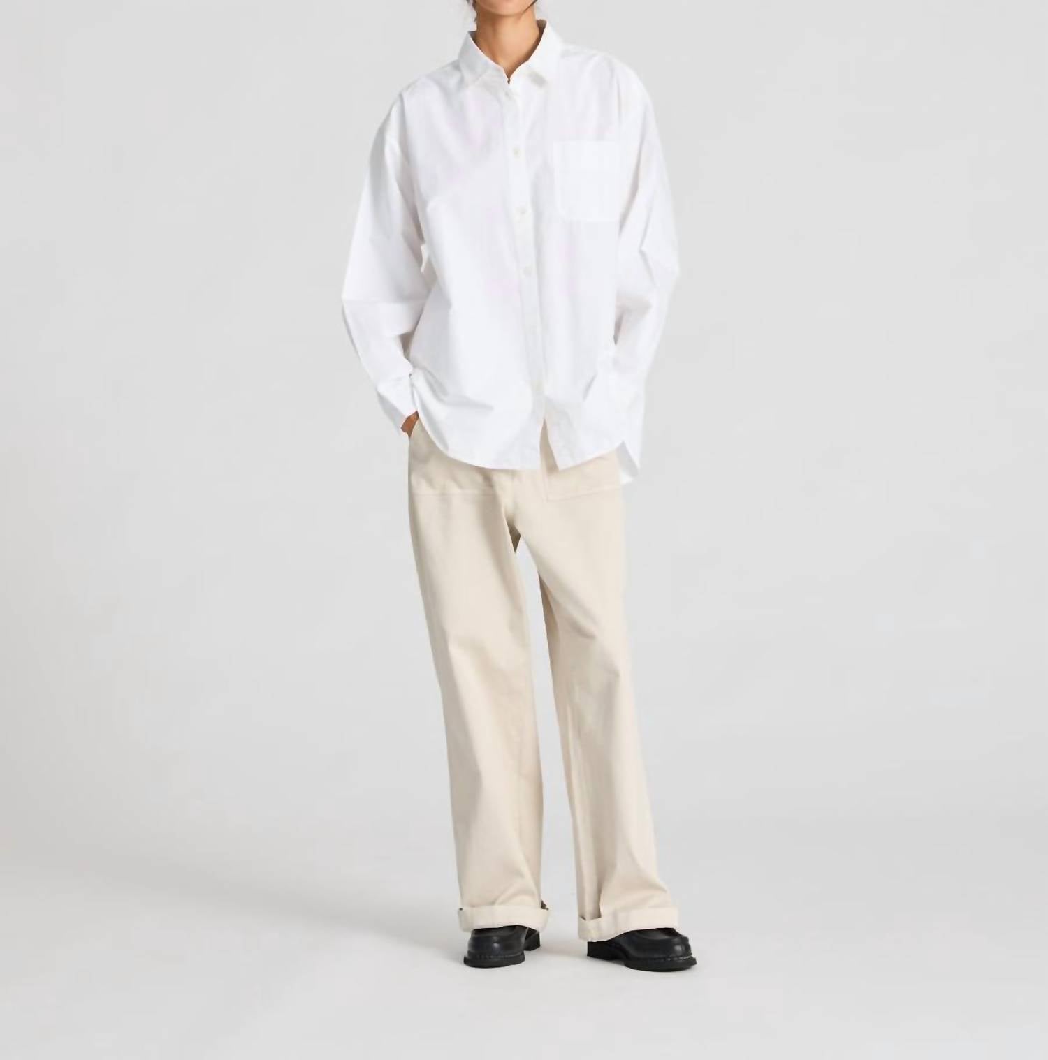 Astrid - Poplin Button Down Shirt
