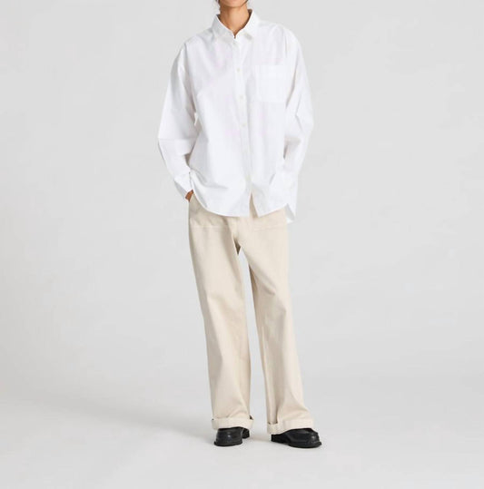 Astrid - Poplin Button Down Shirt