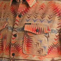 Rock & Roll Denim - Aztec Jacquard Shirt Jacket