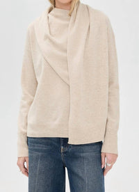 Vince - Draped Crew Neck Sweater