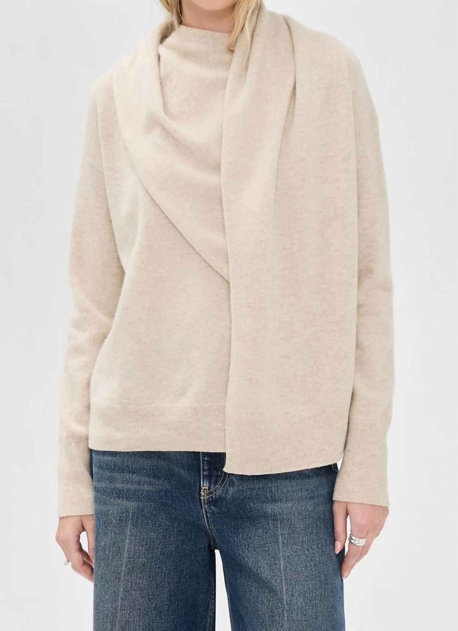 Vince - Draped Crew Neck Sweater