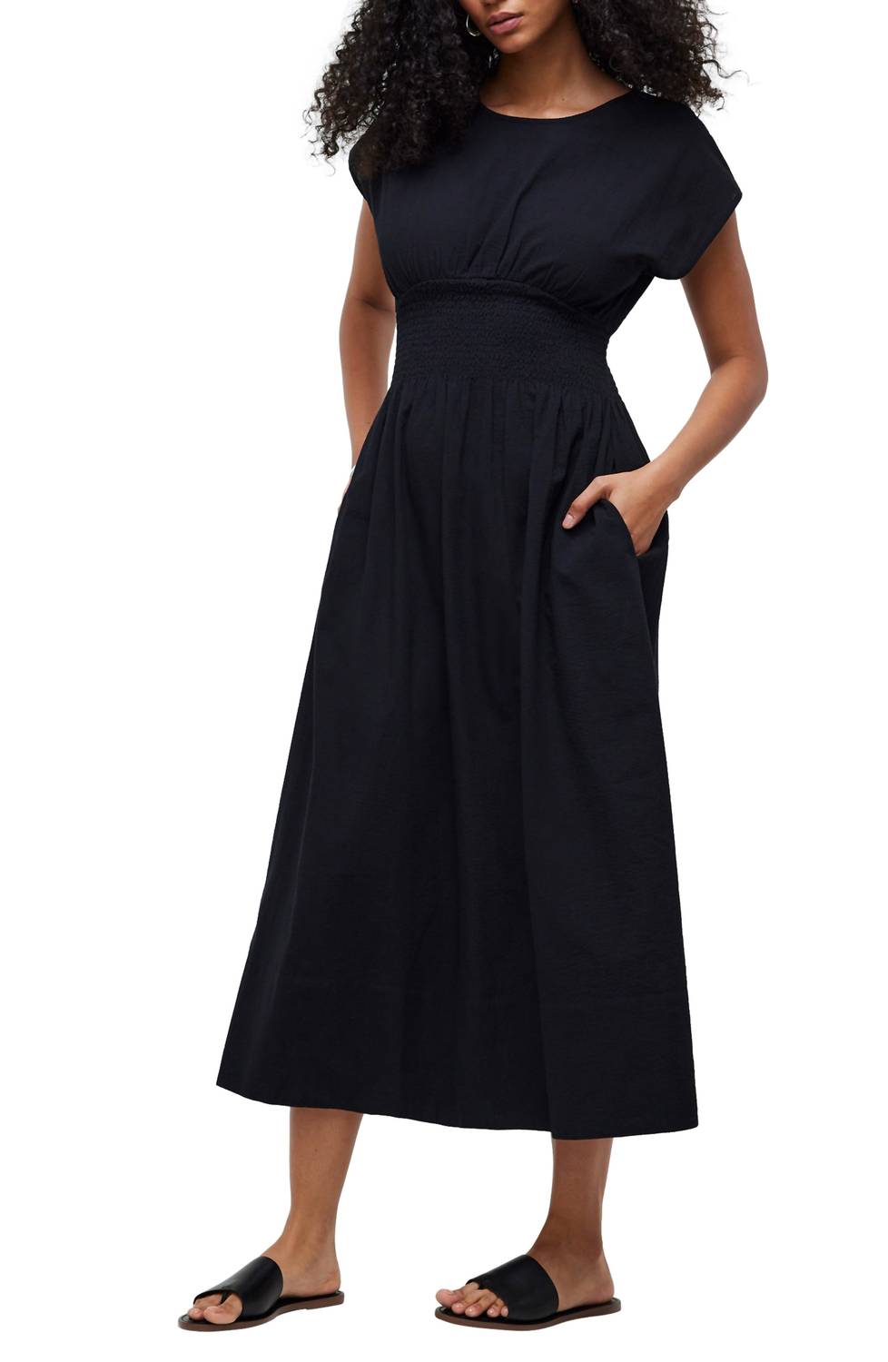 Madewell - Smocked Waist Midi Dress