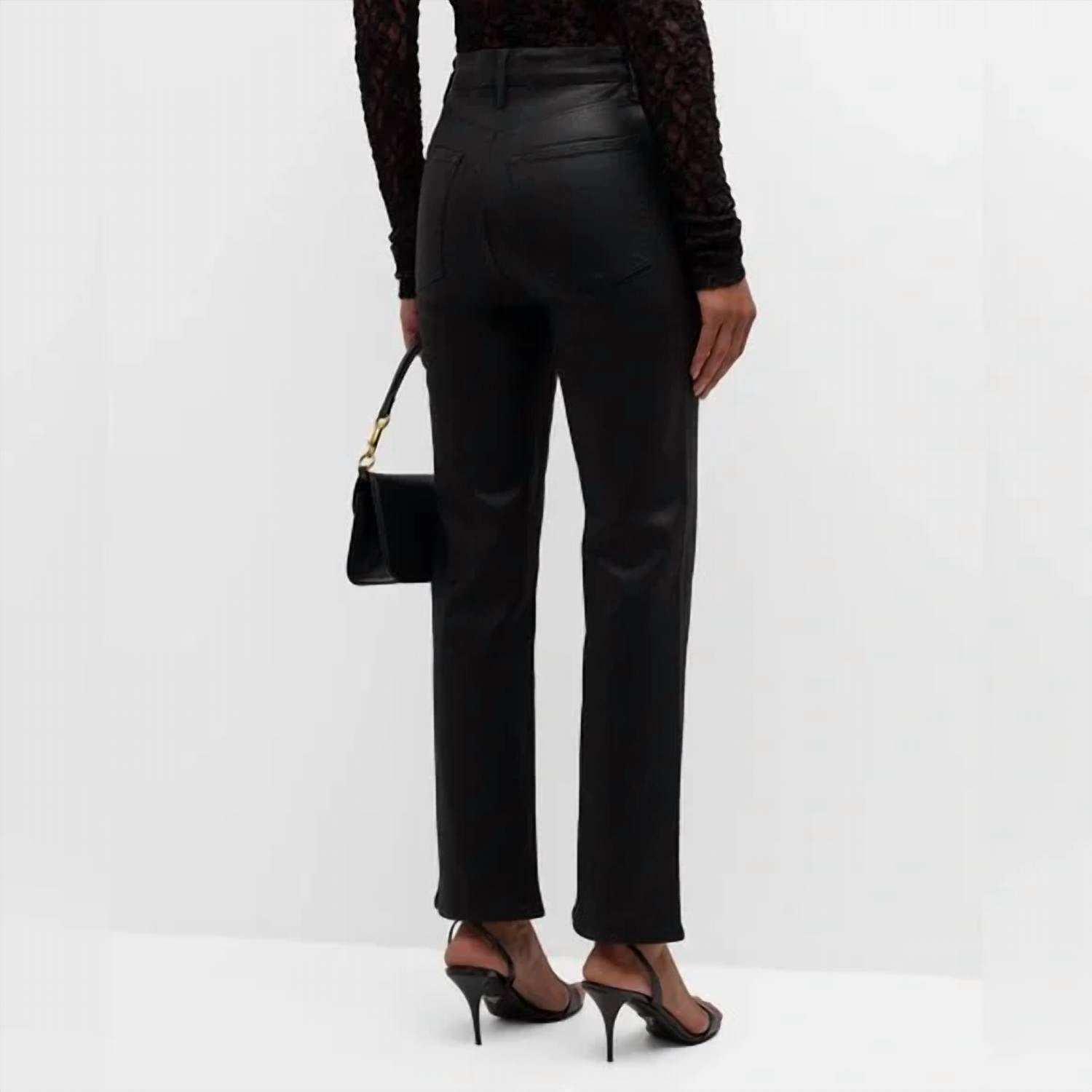 Frame - Le Sleek Straight Coated Jeans