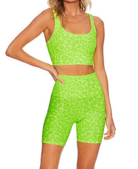 Beach Riot - Lemon Lime Leopard Leah Top