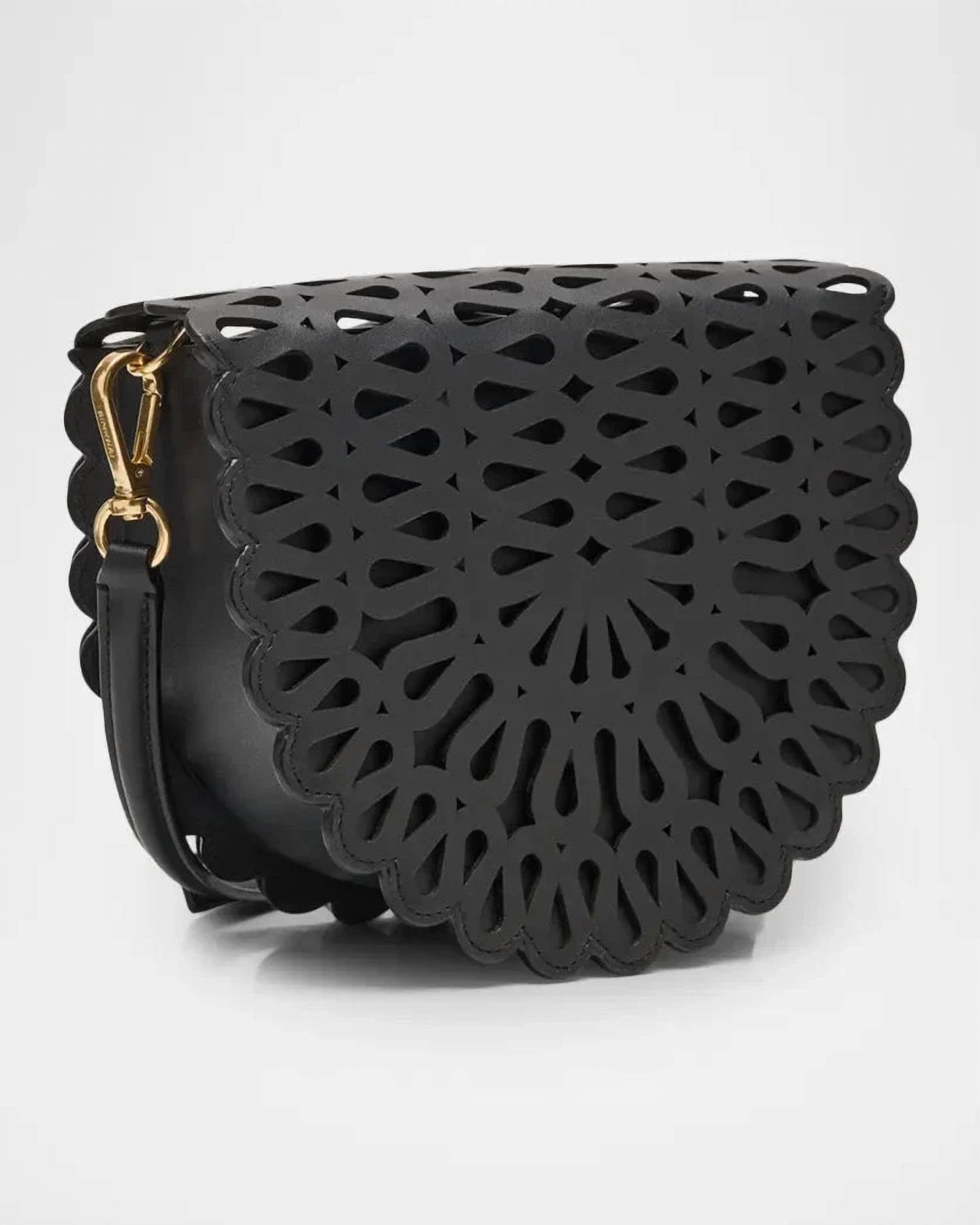 Simkhai - Women's Mccall Laser Cut Leather Saddle Bag