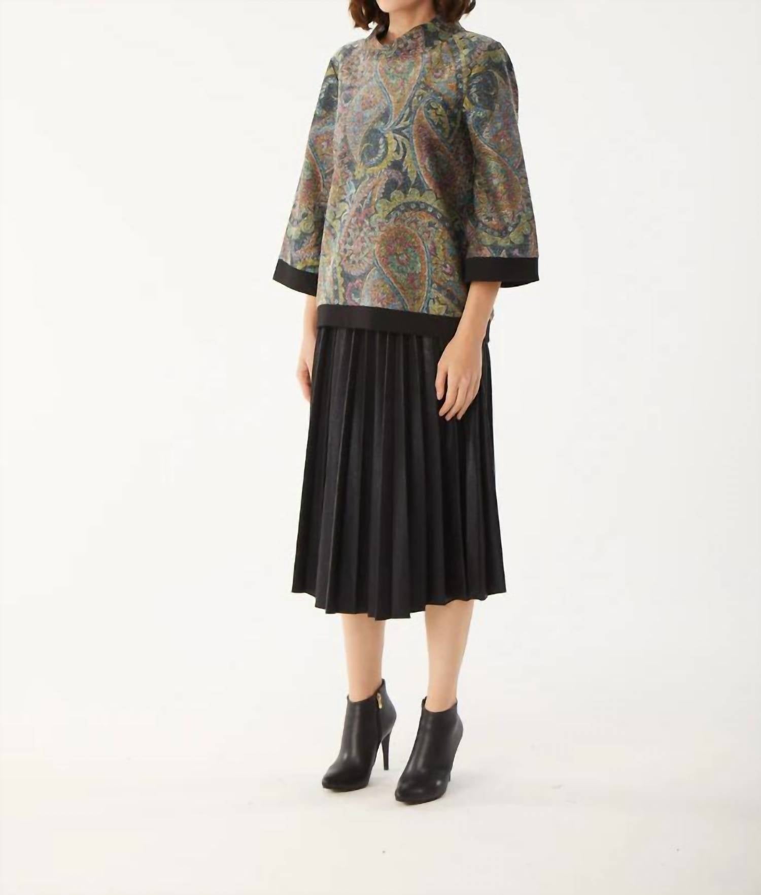 Isle By Melis Kozan - Radiant Mock Neck Top