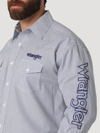 Wrangler - Logo Long Sleeve Button Down Shirt