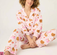 Pj Salvage - Brunch Club Breakfast Print Flannel Pj Set