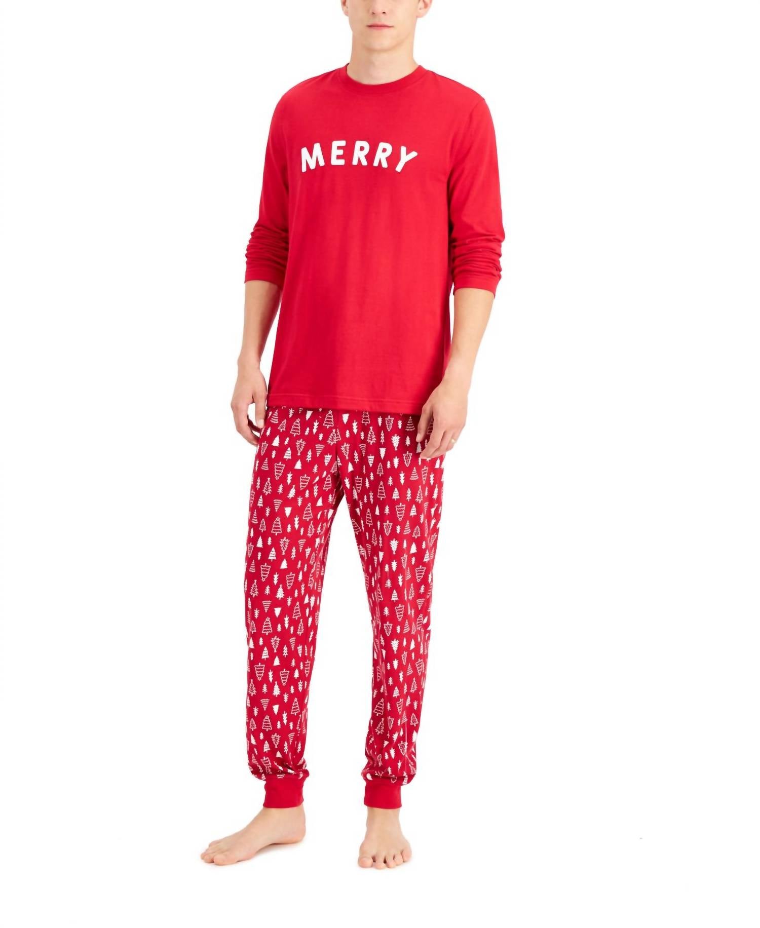 Family Pjs - Men's Matching Merry Pajama Set