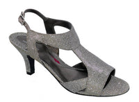 Ros Hommerson Women's Lucky Slingback Heel Sandal in silver - women's heels - alternate view