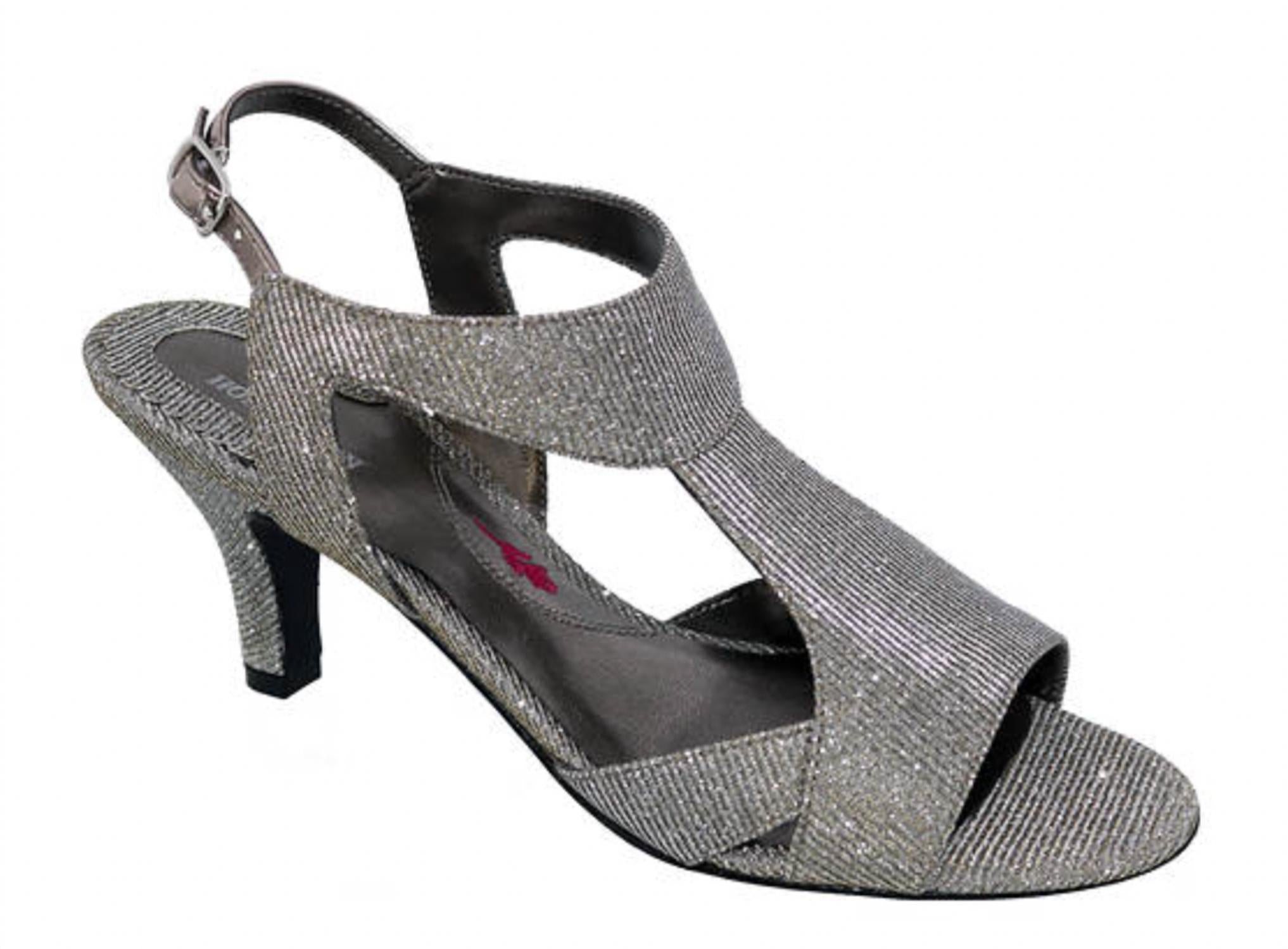 Ros Hommerson Women's Lucky Slingback Heel Sandal in silver - women's heels - alternate view