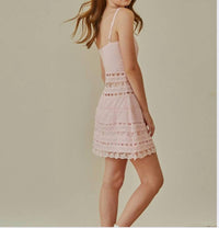THEME Isabella Heart Bow Lace Dress in pink - kids' dress - detail view