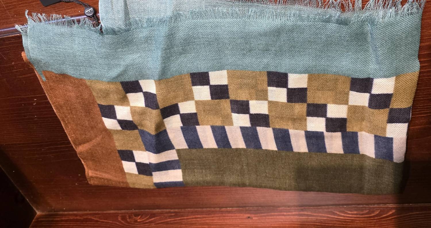 Echo - Geo Trim Scarf