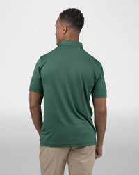 Good Good Golf First Cut Short Sleeve Polo in green - men's shirt - detail view
