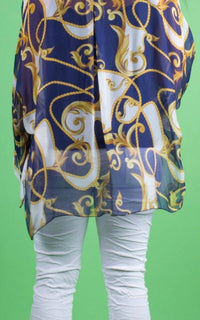Gigi Moda - Angelo Baroque Silk Blouse