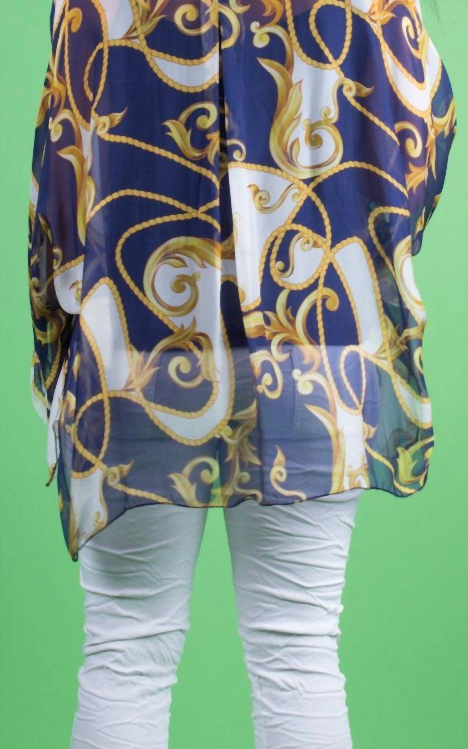 Gigi Moda - Angelo Baroque Silk Blouse
