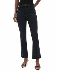 GOOD AMERICAN Good Standard Kick Flare Jeans in black390 - women's jeans