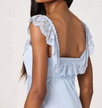 Astr - Makiya Lace Strap Empire Waist Midi Dress