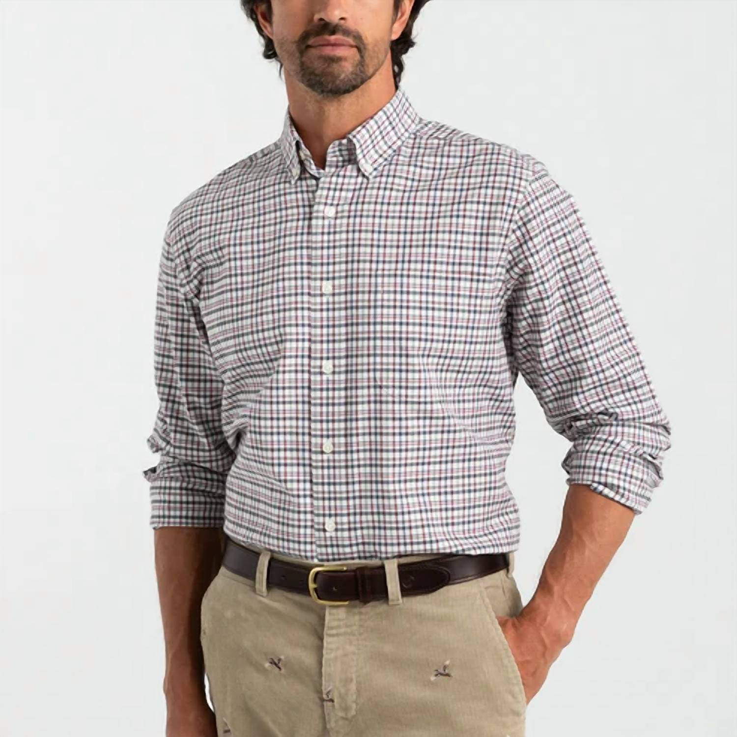 Duck Head - Long Sleeve Cotton Oxford Shirt