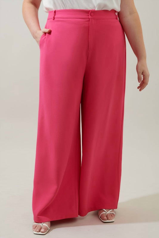 Sugarlips - Chelsea Wide Leg Trousers - Plus