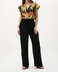 Joseph Ribkoff - Satin Tropical Print Top