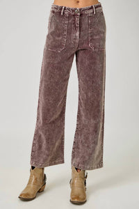 Mystree - Washed Corduroy Trousers
