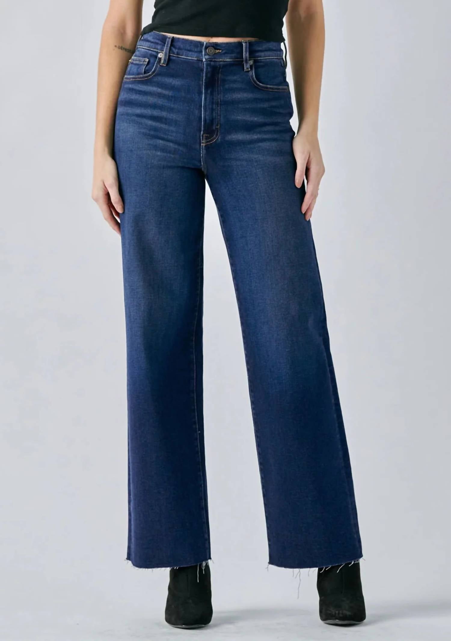 Hidden - Logan High Rise Denim Dad Jeans