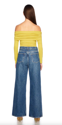 Susana Monaco - Off The Shoulder Gathered Top