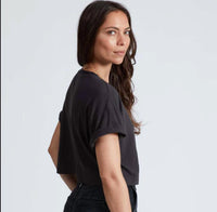 Askk Ny - Cuff Easy Cropped Tee