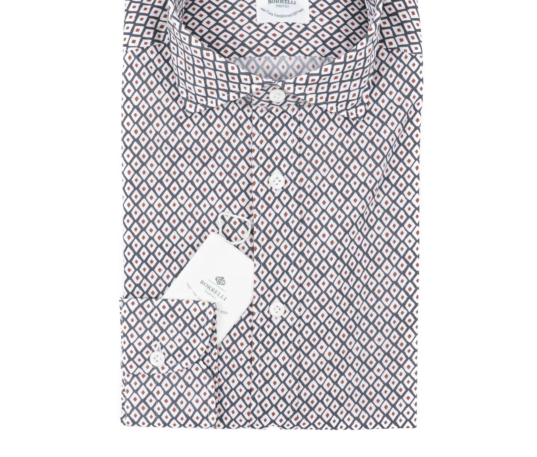 Luigi Borrelli Napoli - Men's Slim-fit Lightweight Cotton Shirt