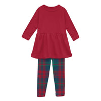 Kickee - Girls' Print Long Sleeve Playtime Set