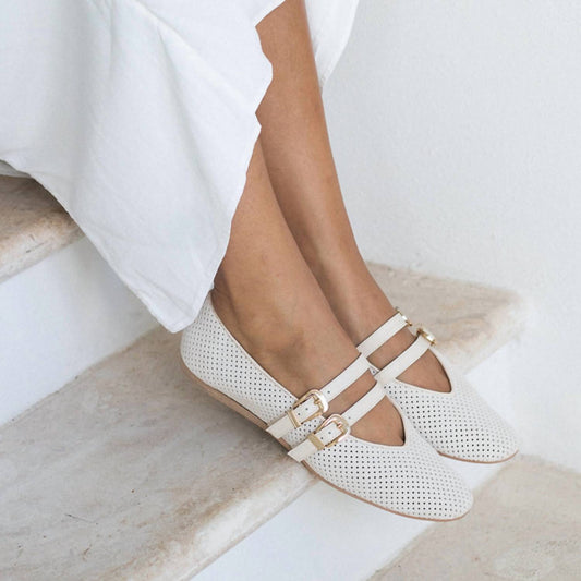 Dolce Vita - Women's Baylee Perforated Suede Ballet