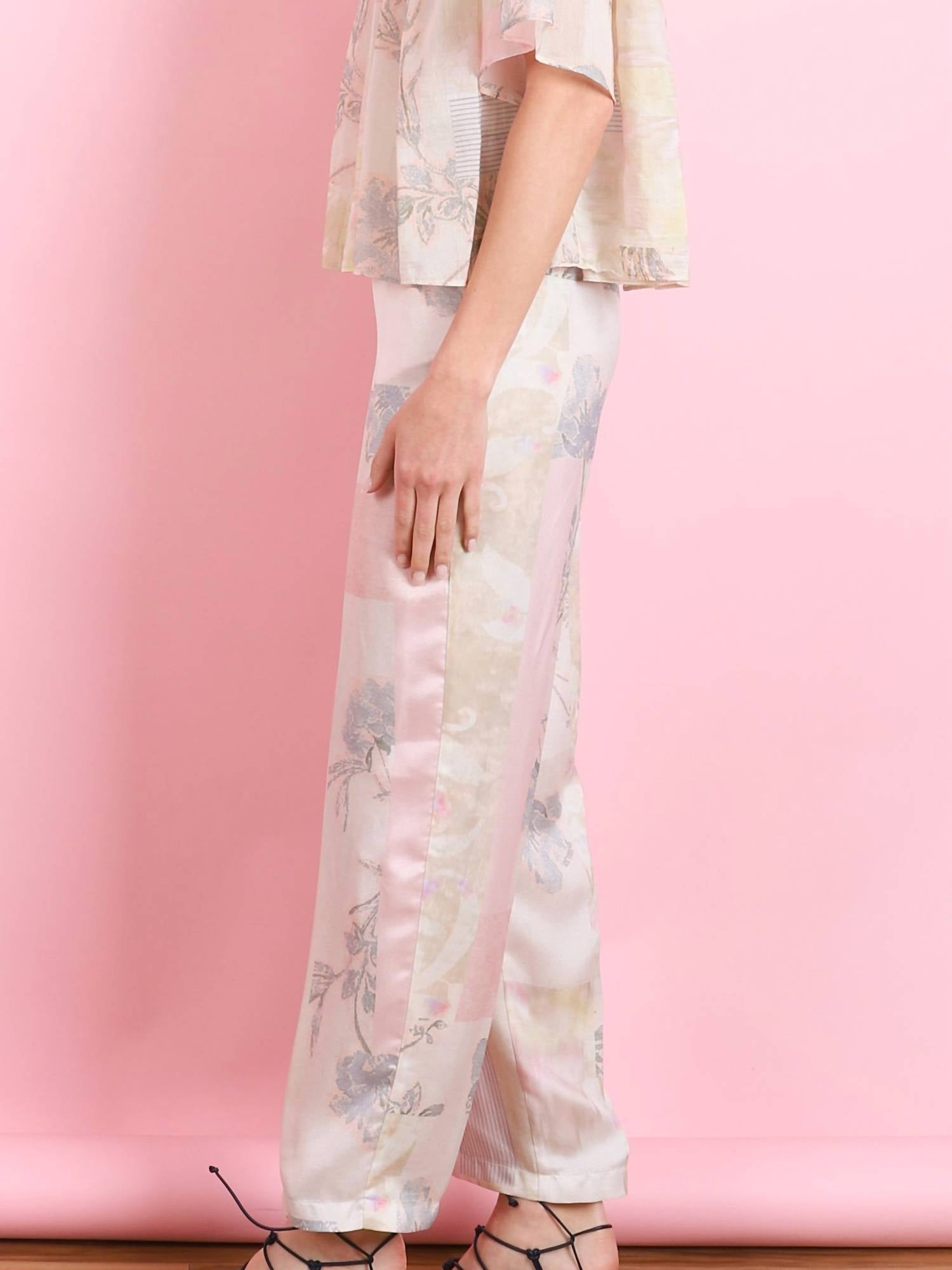 Forte Forte - Secret Garden Print Viscose Silk Twill Pants